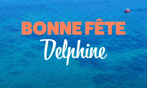 Aperçu de la carte : Célébration spéciale pour Delphine !