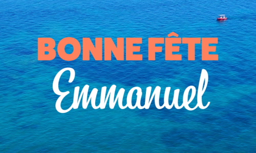 Aperçu de la carte : Joyeux 25 décembre à Emmanuel !