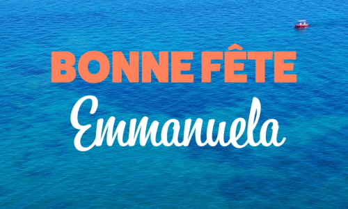 Aperçu de la carte : Emmanuela, bonne fête le 25 décembre !