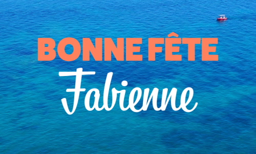 Aperçu de la carte : Joyeux 20 janvier à Fabienne !