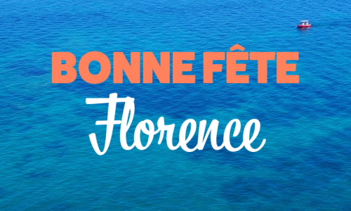 Aperçu de la carte : Fêtez Florence ce 1 décembre