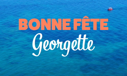 Aperçu de la carte : C'est la Journée de Georgette !