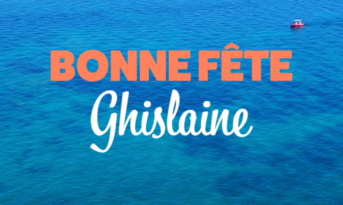 Aperçu de la carte : C'est la Journée de Ghislaine !