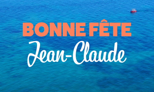 Aperçu de la carte : Fêtez Jean-Claude ce 15 février