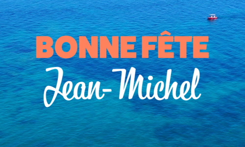 Aperçu de la carte : Célébration spéciale pour Jean-Michel !