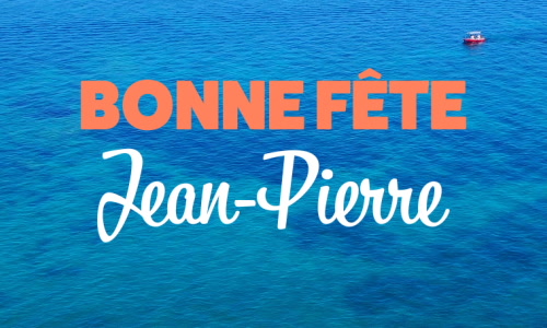 Aperçu de la carte : Joyeux 18 février à Jean-Pierre !