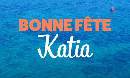 Aperçu de la carte : C'est la Journée de Katia !