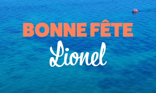 Aperçu de la carte : Joyeuse fête Lionel, le 10 novembre !