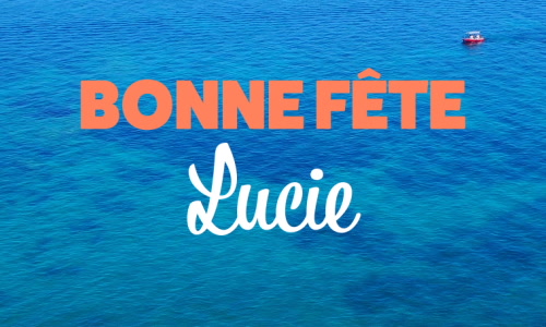 Aperçu de la carte : Lucie à l'honneur ce 13 décembre !