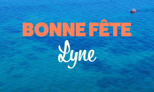 Aperçu de la carte : C'est la Journée de Lyne !