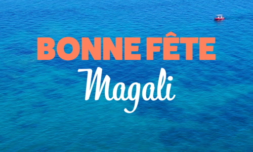 Aperçu de la carte : Magali, bonne fête le 16 novembre !