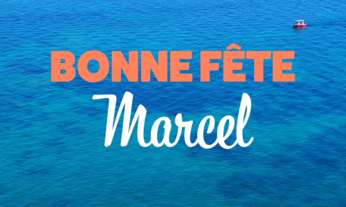 Aperçu de la carte : Surprise pour Marcel, 16 janvier !