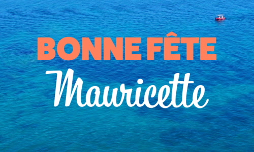 Aperçu de la carte : C'est la Journée de Mauricette !