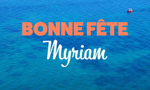 Aperçu de la carte : Surprise pour Myriam, 15 août !