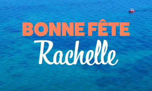 Aperçu de la carte : Rachelle à l'honneur ce 15 janvier !