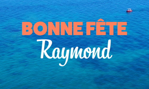 Aperçu de la carte : Joyeuse fête Raymond, le 7 janvier !