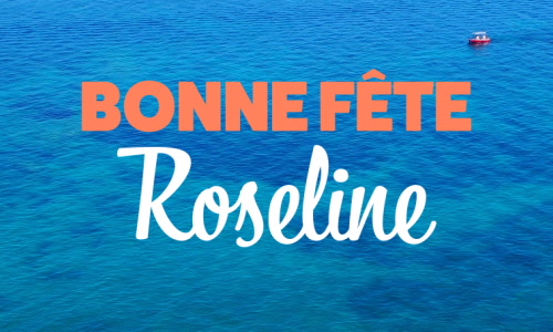 Aperçu de la carte : Célébration spéciale pour Roseline !