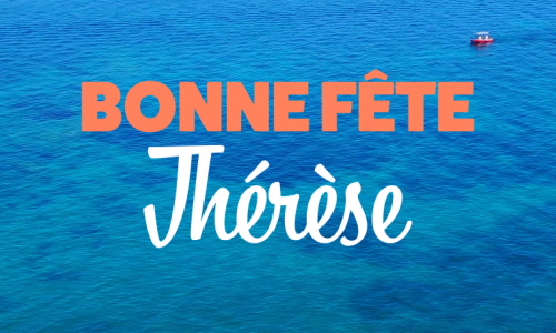 Aperçu de la carte : Bonne fête Thérèse !