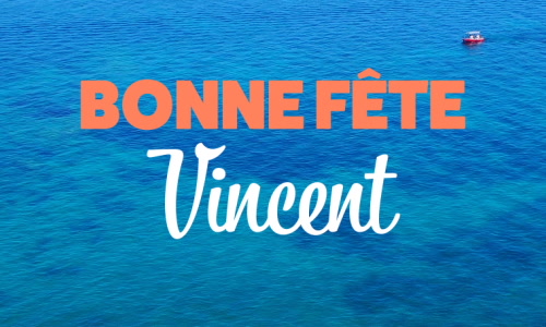 Aperçu de la carte : Célébration spéciale pour Vincent !