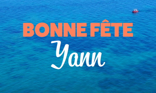 Aperçu de la carte : Célébration spéciale pour Yann !