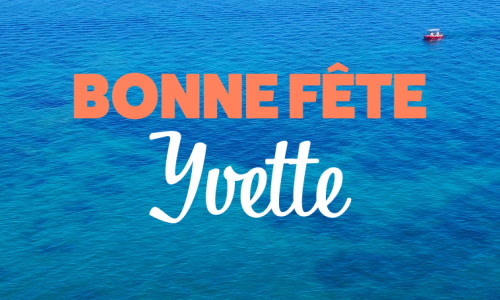 Aperçu de la carte : C'est la Journée de Yvette !