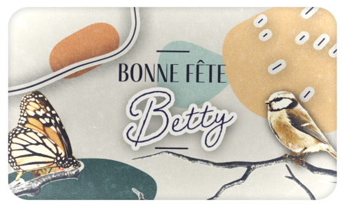 Aperçu de la carte : C'est la Journée de Betty !