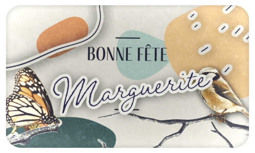 Aperçu de la carte : C'est la Journée de Marguerite !