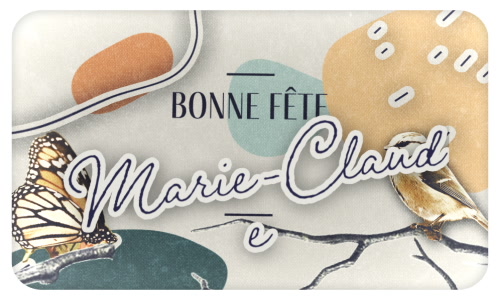 Aperçu de la carte : 15 août - Marie-Claude