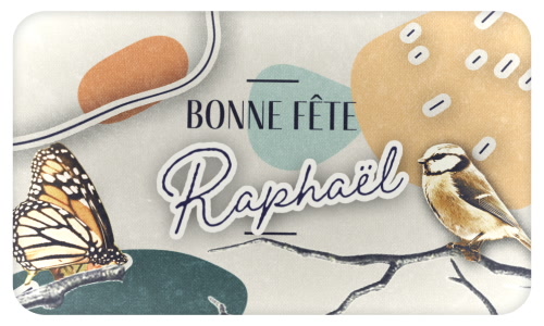 Aperçu de la carte : Célébration spéciale pour Raphaël !