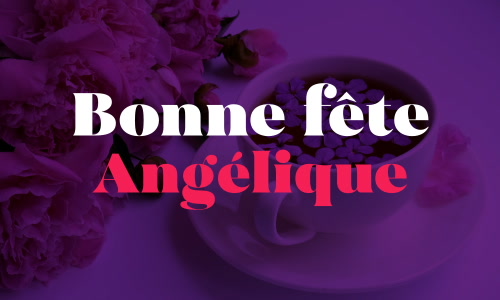 Aperçu de la carte : Joyeuse fête Angélique, le 27 janvier !