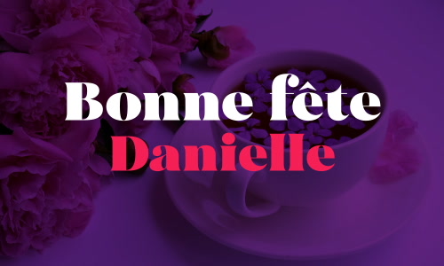 Aperçu de la carte : Danielle, bonne fête le 11 décembre !