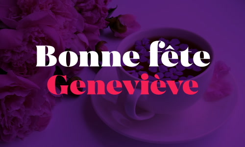 Aperçu de la carte : Surprise pour Geneviève, 3 janvier !