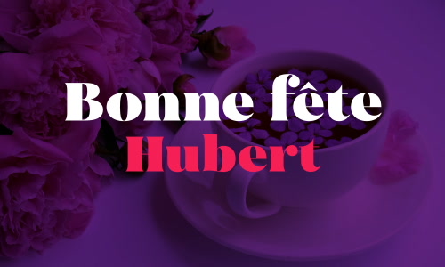 Aperçu de la carte : Hubert, bonne fête le 3 novembre !