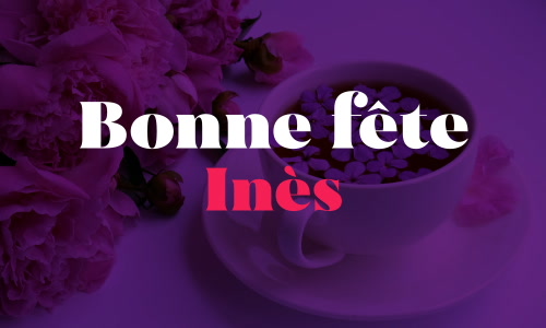 Aperçu de la carte : Inès, bonne fête le 10 septembre !