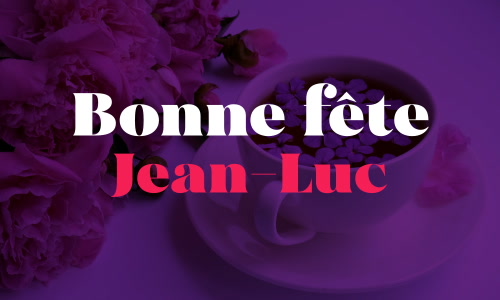 Aperçu de la carte : C'est la Journée de Jean-Luc !