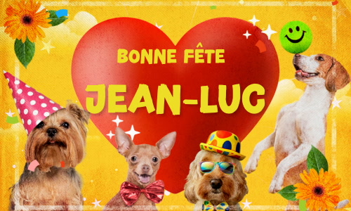 Première carte bonne fête Jean-Luc - 27 décembre