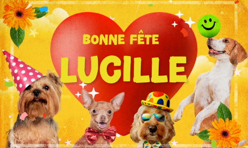 Aperçu de la carte : Joyeux 16 février à Lucille !