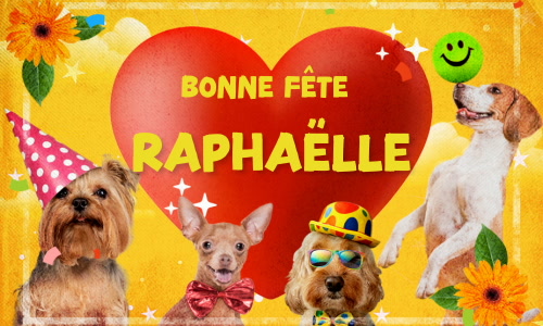 Aperçu de la carte : C'est la Journée de Raphaëlle !