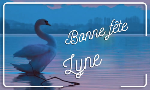 Première carte bonne fête Lyne - 23 septembre