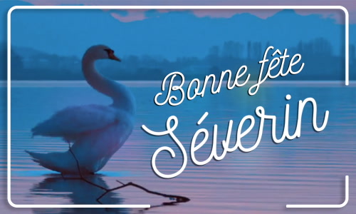 Première carte bonne fête Séverin - 27 novembre