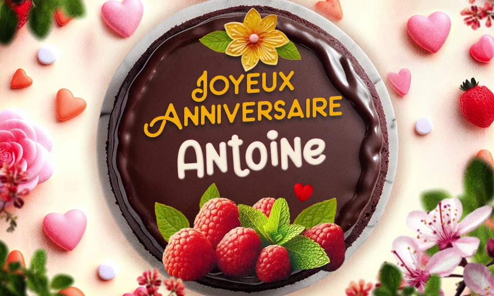 Aperçu de la carte : Un beau gâteau pour Antoine