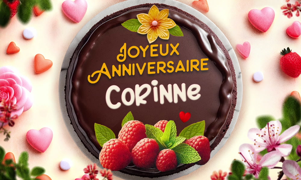 Aperçu de la carte : Merveilleux anniversaire Corinne