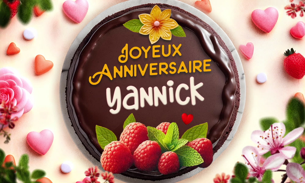 Aperçu de la carte : Un beau gâteau pour Yannick