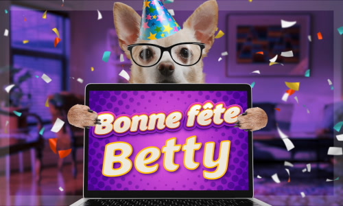 Aperçu de la carte : Joyeux 17 novembre à Betty !
