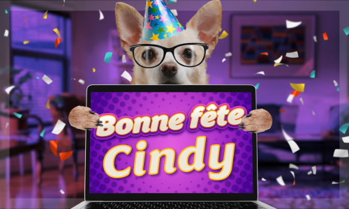 Aperçu de la carte : Fêtez Cindy ce 25 décembre