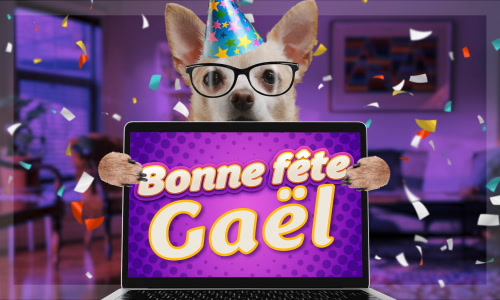 Aperçu de la carte : Fêtez Gaël ce 17 décembre