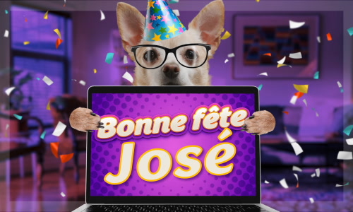 Première carte bonne fête José - 19 mars