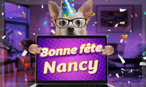 Aperçu de la carte : Bonne fête Nancy !