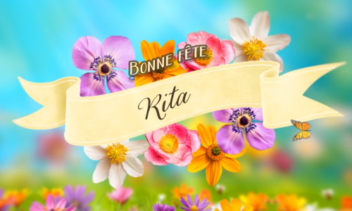 Aperçu de la carte : Surprise pour Rita, 22 mai !