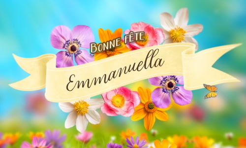 Aperçu de la carte : Fêtez Emmanuella ce 25 décembre